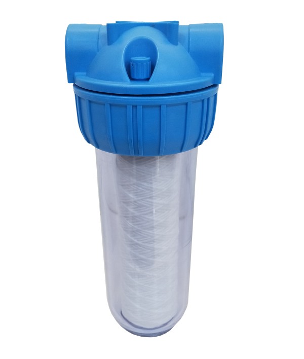 WELLON PURE Main Line Water Filter for Kitchen & Bathroom - Removes Mud, Clay and Sand Particles - 10 INCH FILTER